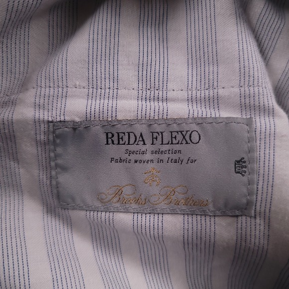 Brooks Brothers Reda Flexo Regent Fit Dress Pants Mens 36x32 Blue BrooksFlex - Picture 9 of 14